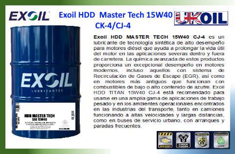 Exoil HDD  Master Tech 15W40 CK-4/CJ-4